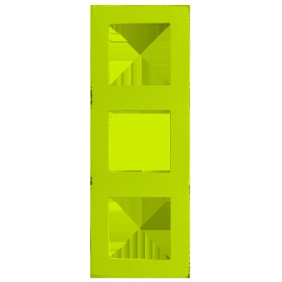 PRIME ΠΛΑΙΣΙΟ 3 ΘΕΣΕΩΝ IP20 ΛΑΧΑΝΙ