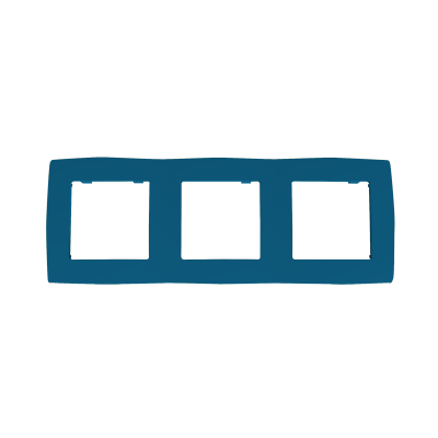 PRIME ΠΛΑΙΣΙΟ 3 ΘΕΣΕΩΝ IP20 ΓΑΛΑΖΙΟ PRIME ΠΛΑΙΣΙΟ 3 ΘΕΣΕΩΝ IP20 ΓΑΛΑΖΙΟ