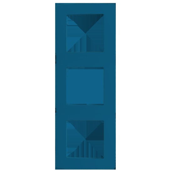 PRIME ΠΛΑΙΣΙΟ 3 ΘΕΣΕΩΝ IP20 ΓΑΛΑΖΙΟ