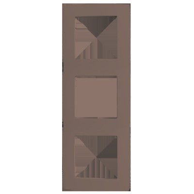 PRIME ΠΛΑΙΣΙΟ 3 ΘΕΣΕΩΝ IP20 ΕΚΡΟΥ