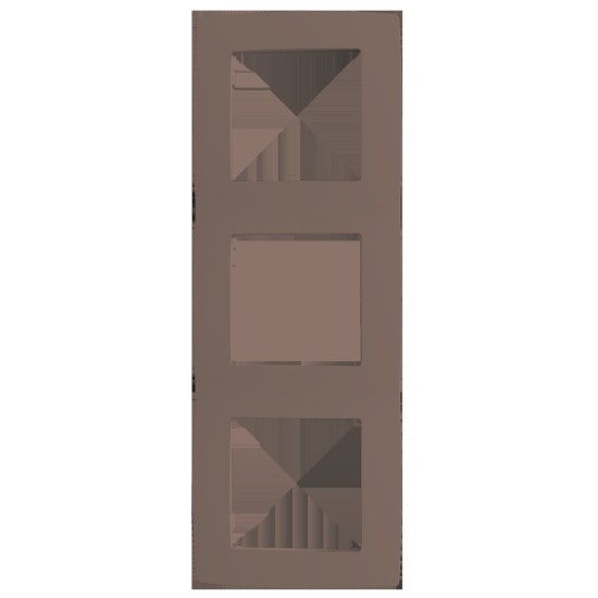 PRIME ΠΛΑΙΣΙΟ 3 ΘΕΣΕΩΝ IP20 ΕΚΡΟΥ