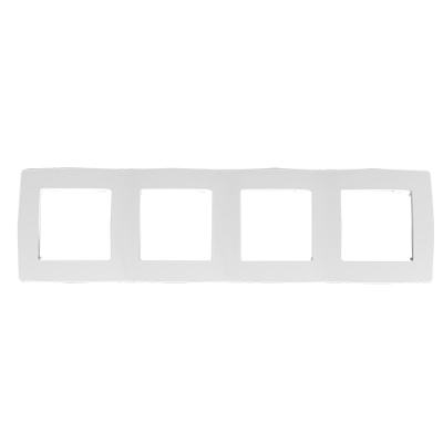 PRIME ΠΛΑΙΣΙΟ 4 ΘΕΣΕΩΝ IP20 ΛΕΥΚΟ PRIME ΠΛΑΙΣΙΟ 4 ΘΕΣΕΩΝ IP20 ΛΕΥΚΟ