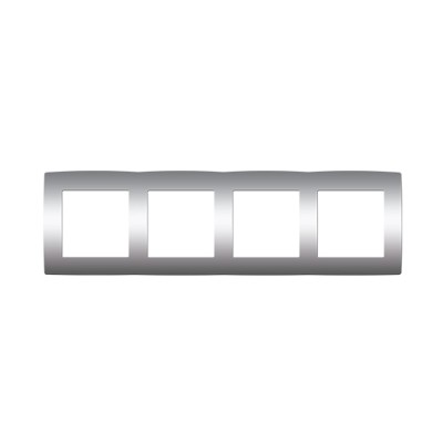 PRIME ΠΛΑΙΣΙΟ 4 ΘΕΣΕΩΝ IP20 MAT ΑΛΟΥΜΙΝΙΟ