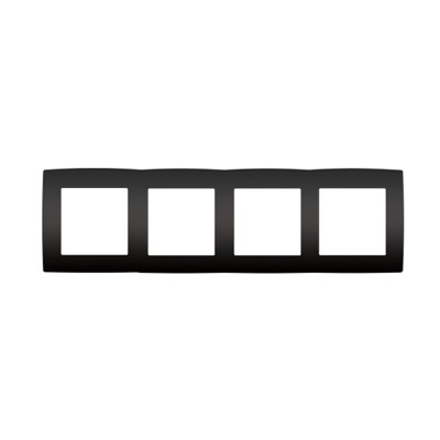 PRIME ΠΛΑΙΣΙΟ 4 ΘΕΣΕΩΝ IP20 MAT ΑΝΘΡΑΚΙ