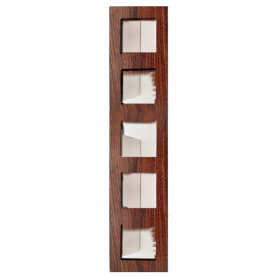 PRIME ΠΛΑΙΣΙΟ 5 ΘΕΣΕΩΝ IP20 ΞΥΛΟ