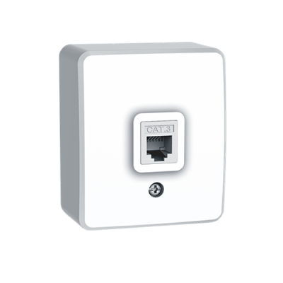 MURATA ΠΡΙΖΑ TΗΛΕΦΩΝΟΥ ΕΠΙΤΟΙΧΗ 1xRJ11 CAT3 IP20 ΛΕΥΚΗ MURATA ΠΡΙΖΑ TΗΛΕΦΩΝΟΥ ΕΠΙΤΟΙΧΗ 1xRJ11 CAT3 IP20 ΛΕΥΚΗ