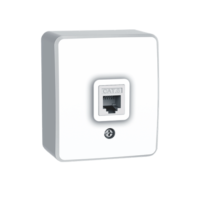 MURATA ΠΡΙΖΑ ΔΙΚΤΥΟΥ ΕΠΙΤΟΙΧΗ 1xRJ45 CAT6 UTP IP20 ΛΕΥΚΗ MURATA ΠΡΙΖΑ ΔΙΚΤΥΟΥ ΕΠΙΤΟΙΧΗ 1xRJ45 CAT6 UTP IP20 ΛΕΥΚΗ