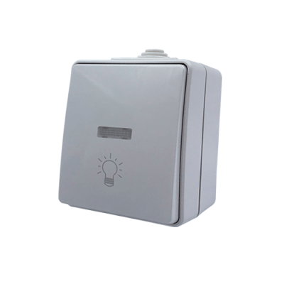 ARMY ΜΠΟΥΤΟΝ ΚΛΙΜΑΚΟΣΤΑΣΙΟΥ & LED ΛΥΧΝΙΑ ΕΠΙΤΟΙΧΟ ΣΤΕΓΑΝΟ ΜΕ ΒΙΔΑ 1P 10A 250VAC IP55 ΑΠΑΛΟ ΓΚΡΙ ARMY ΜΠΟΥΤΟΝ ΚΛΙΜΑΚΟΣΤΑΣΙΟΥ & LED ΛΥΧΝΙΑ ΕΠΙΤΟΙΧΟ ΣΤΕΓΑΝΟ ΜΕ ΒΙΔΑ 1P 10A 250VAC IP55 ΑΠΑΛΟ ΓΚΡΙ