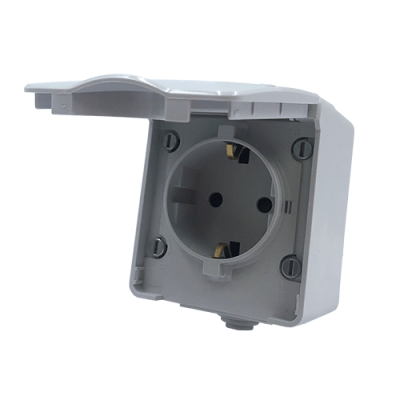 ARMY ΠΡΙΖΑ ΣΟΥΚΟ ΑΣΦΑΛΕΙΑΣ ΕΠΙΤΟΙΧΗ ΣΤΕΓΑΝΗ ΜΕ ΒΙΔΑ 1x2P+E 16A 250VAC IP55 (IP54) AΠΑΛΗ ΓΚΡΙ ARMY ΠΡΙΖΑ ΣΟΥΚΟ ΑΣΦΑΛΕΙΑΣ ΕΠΙΤΟΙΧΗ ΣΤΕΓΑΝΗ ΜΕ ΒΙΔΑ 1x2P+E 16A 250VAC IP55 (IP54) AΠΑΛΗ ΓΚΡΙ