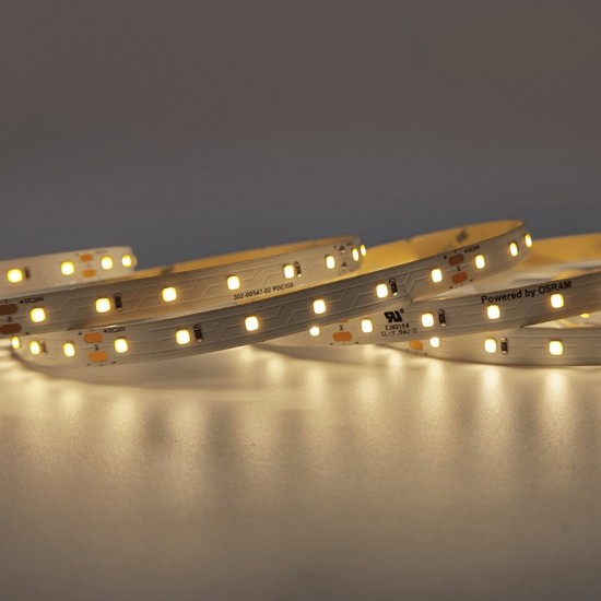 ^LED SMD STRIP 24V DC 12W/M 3000K 1250LM/M IP20 10MM CRI80 OSRAM 2835 60LEDS/M 3SDCM 5M REEL 5YRS ^LED SMD STRIP 24V DC 12W/M 3000K 1250LM/M IP20 10MM CRI80 OSRAM 2835 60LEDS/M 3SDCM 5M REEL 5YRS