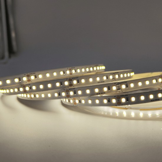 ^LED SMD STRIP 24V DC 22W/M 4000K 2550LM/M IP20 10MM CRI80 OSRAM 2835 120LEDS/M 3SDCM 5M REEL 5YRS ^LED SMD STRIP 24V DC 22W/M 4000K 2550LM/M IP20 10MM CRI80 OSRAM 2835 120LEDS/M 3SDCM 5M REEL 5YRS
