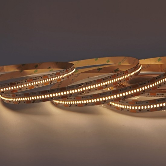 ^LED SMD STRIP 24V DC 22W/M 3000K 1940LM/M IP20 10MM CRI90 REFOND 2835 420LEDS/M 5SDCM 5M REEL3YRS ^LED SMD STRIP 24V DC 22W/M 3000K 1940LM/M IP20 10MM CRI90 REFOND 2835 420LEDS/M 5SDCM 5M REEL3YRS