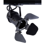 ^TRACK LIGHT No244 BLACK 2WIRE GU10