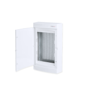 SURFACE MOUNTING ENCLOSURE FOR IT, WHITE DOOR- 3 ROWS IP40 485X287X112mm