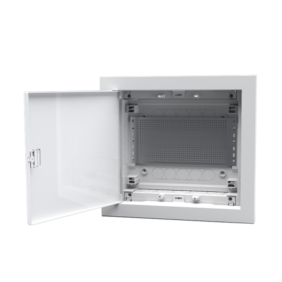 FLUSH MOUNTING ENCLOSURE FOR IT EQUIPMENT - 1 ROW, WHITE DOOR IP30 IN63A 317x346x87,5mm