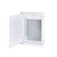 FLUSH MOUNTING ENCLOSURE FOR IT EQUIPMENT - 2 ROWS, WHITE DOOR IP30 IN63A 442X346X92mm
