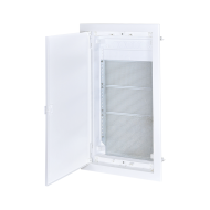 FLUSH MOUNTING ENCLOSURE FOR IT EQUIPMENT - 3 ROWS, WHITE DOOR IP30 IN63A 592X346X92mm