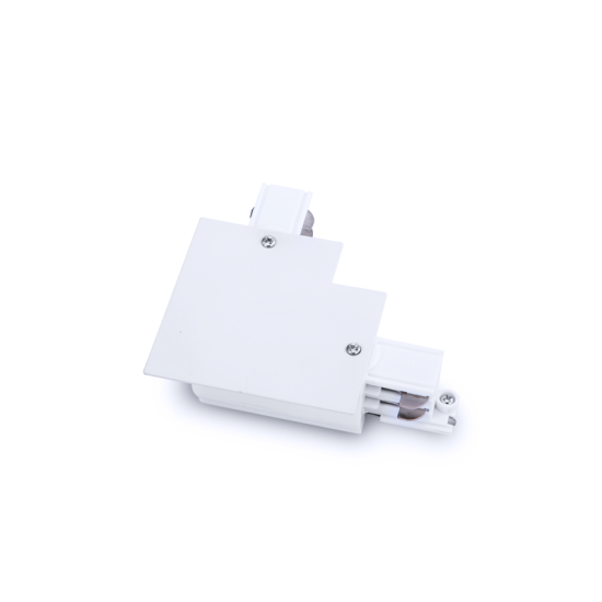 WHITE 90º CONNECTOR FOR 4 WIRE RECESSED