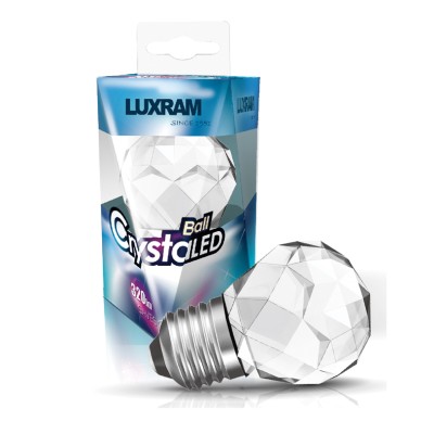 ΛΑΜΠΑ LED ΚΡΥΣΤΑΛΛΟ 3W E27 ΣΦΑΙΡΙΚΗ 4000K ΛΑΜΠΑ LED ΚΡΥΣΤΑΛΛΟ 3W E27 ΣΦΑΙΡΙΚΗ 4000K