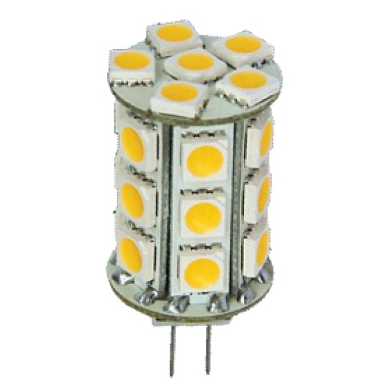 G4 4,8W 2700K 120° 12V AC/DC 350Lm ±5% LED SMD
