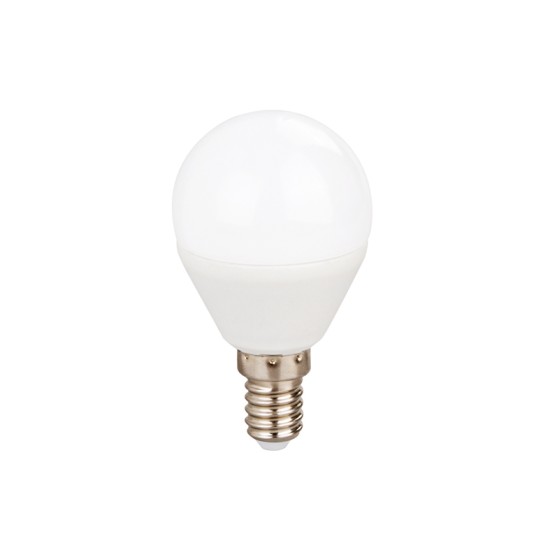LED BALL E14 230V 5W 3000K 4-STEP DIM 180° 350Lm Ra80