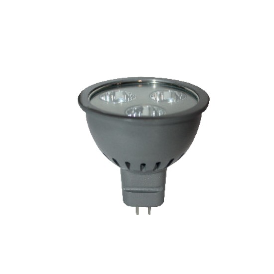 H.P. LED MR16  3X1W COOLWHITE 12V 50000 HRS