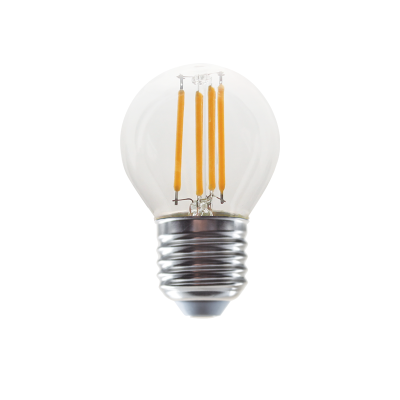 LED FILAMENT E27 G45 4W 4000K 230V AC 490LM RA80 LED FILAMENT E27 G45 4W 4000K 230V AC 490LM RA80