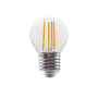 LED FILAMENT E27 STEP-DIM G45 4W 2700K 230V AC 570LM RA80