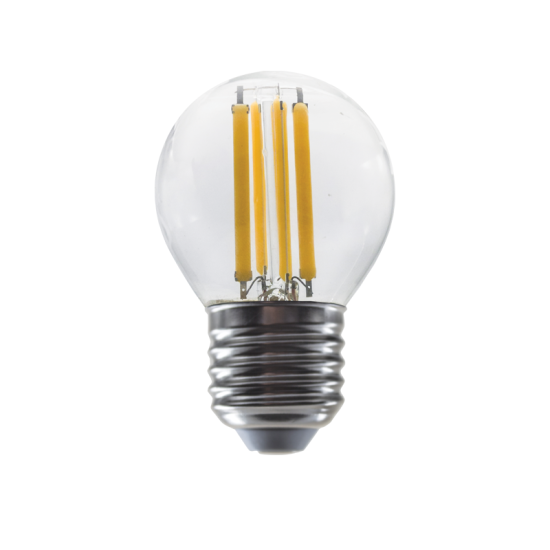 LED FILAMENT E27 DIM G45 6W 2700K 230V AC 760LM RA80