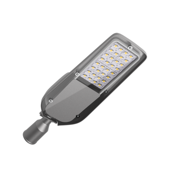 LED STREET LUMINAIRE 100W 14000LM 4000K 150⁰ x 75⁰ CLASS II IP66 10kV 230V AC IP66