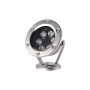 ^LED LUMINAIRE SS304 IP68 6W 400LM 3000K 60° 12V AC/DC Ra>80 30.000HRS