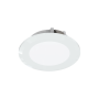 RECESSED WHITE ROUND LED SPOT 2W 3000K 155Lm 230V AC 100° Ra80