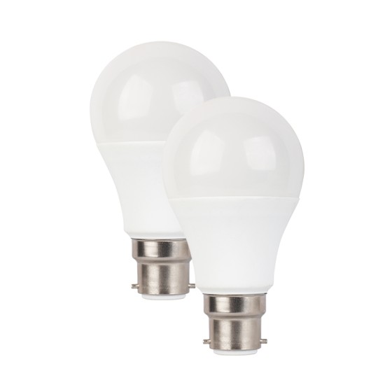 LED A60 B22 230V 14W 6.000K 270° 1220Lm Ra80 DUO PACK