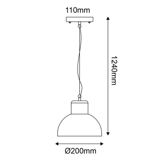 ^ΜΑΥΡΟ ΚΡΕΜΑΣΤΟ ΦΩΤΙΣΤΙΚΟ BERO 1XE27 MAX.10W LED IP44 ΜΕ ΟΠΑΛ PC ΚΑΛΥΜΜΑ