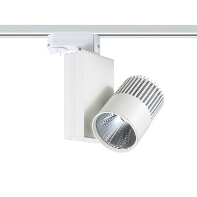 WHITE LED TRACK LIGHT 15W 3000K 4WIRES 36° 1100LM 230V Ra80 WHITE LED TRACK LIGHT 15W 3000K 4WIRES 36° 1100LM 230V Ra80