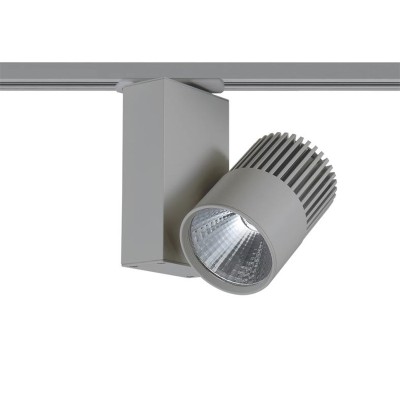 GREY LED TRACK LIGHT 15W 4000K 2WIRES 36° 1150LM 230V Ra80 GREY LED TRACK LIGHT 15W 4000K 2WIRES 36° 1150LM 230V Ra80