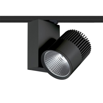 BLACK LED TRACK LIGHT 30W 3000K 2WIRES 36° 2200LM 230V Ra80 BLACK LED TRACK LIGHT 30W 3000K 2WIRES 36° 2200LM 230V Ra80