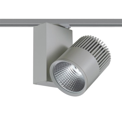 GREY LED TRACK LIGHT 30W 4000K 2WIRES 36° 2250LM 230V Ra80 GREY LED TRACK LIGHT 30W 4000K 2WIRES 36° 2250LM 230V Ra80