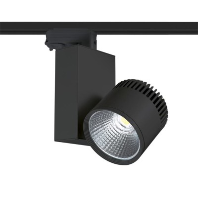 BLACK LED TRACK LIGHT 45W 3000K 4WIRES 36° 3200LM 230V Ra80 BLACK LED TRACK LIGHT 45W 3000K 4WIRES 36° 3200LM 230V Ra80