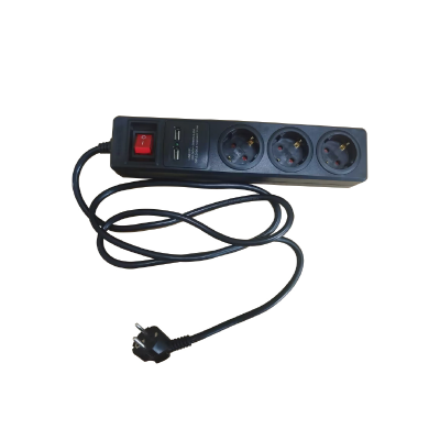 ΠΟΛΥΠΡΙΖΟ 5 ΣΟΥΚΟ ΑΣΦΑΛΕΙΑΣ ΜΕ ΔΙΑΚΟΠΤΗ+2USB 16A IP20 ΜΕ ΚΑΛΩΔΙΟ H05VV-F 3x1.5mm2    1.5m ΠΟΛΥΠΡΙΖΟ 5 ΣΟΥΚΟ ΑΣΦΑΛΕΙΑΣ ΜΕ ΔΙΑΚΟΠΤΗ+2USB 16A IP20 ΜΕ ΚΑΛΩΔΙΟ H05VV-F 3x1.5mm2    1.5m