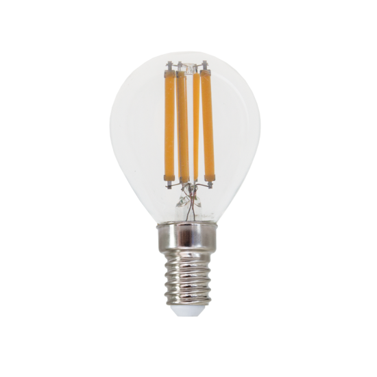 LED FILAMENT E14 G45 6W 4000K 230V AC 770LM RA80