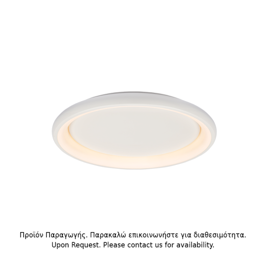 ΟΡΟΦΗΣ Φ/Σ LED 34W DIMMER 3000K 2330LM ΛΕΥΚΟ ΜΕΤΑΛΛΙΚΟ D41XH8,5CM DIANA