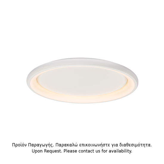 ΟΡΟΦΗΣ Φ/Σ LED 48W DIMMER 3000K 4610LM ΛΕΥΚΟ ΜΕΤΑΛΛΙΚΟ D61XH8,5CM DIANA