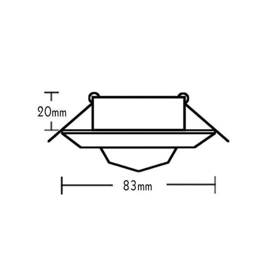 ΣΠΟΤ Νο3181 ΝΙΚΕΛ ΜΑΤ-ΜΠΛΕ ΓΥΑΛΙ