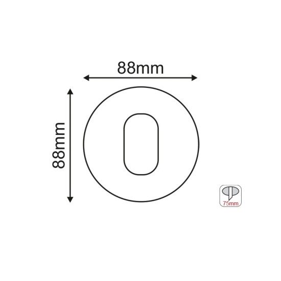 ΣΠΟΤ ΧΩΝ.GU10 ΣΤΡΟΓΓΥΛΟ ΟΒΑΛ ΛΕΥΚΟ ΑΛΟΥΜΙΝΙΟΥ 88mm