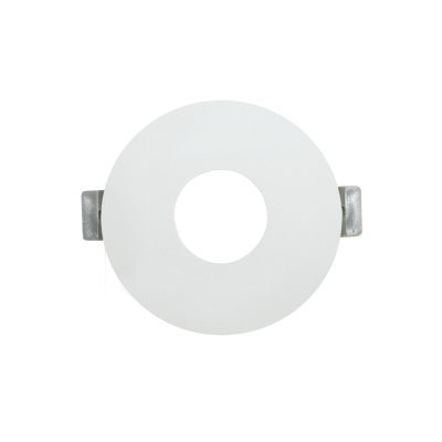 ΣΠΟΤ  GU10 ΣΤΡΟΓΓΥΛΟ ΧΩΝΕΥΤΟ ΣΤΑΘΕΡΟ  ΛΕΥΚΟ Ø88mm