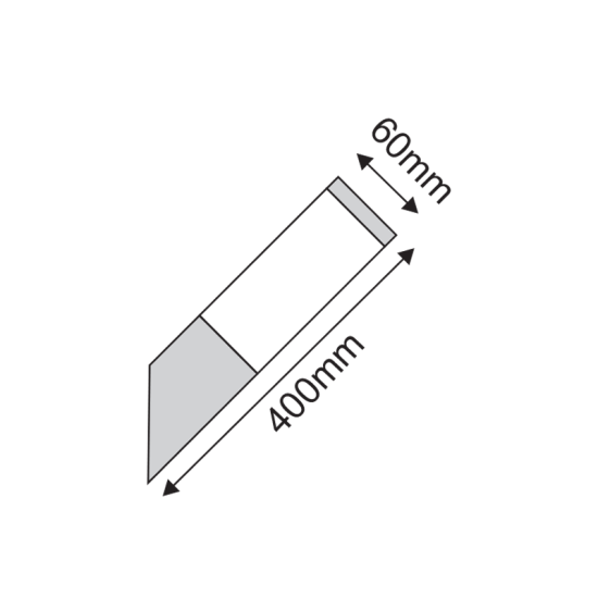 ΑΠΛΙΚΑ ΤΕΤΡΑΓΩΝΗ ΚΥΡΤΗ ΑΝΟΞΕΙΔΩΤΗ ΥΨΟΣ 40cm