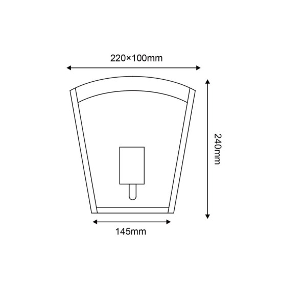 ^ΓΚΡΙ ΕΠΙΤΟΙΧΟ ΦΩΤΙΣΤΙΚΟ CELIA V 1XE27 IP44 ΜΕ ΔΙΑΦΑΝΟ ΓΥΑΛΙ