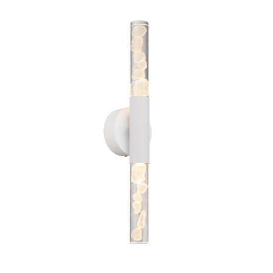 ΕΠΙΤΟΙΧΟ ΦΩΤΙΣΤΙΚΟ-SAND ΛΕΥΚΟ ΑΛΟΥΜΙΝΙΟΥ+IRON+ACRYLIC LED  OASIS COB 13W CCT 650LM IP20 120X88X533MM