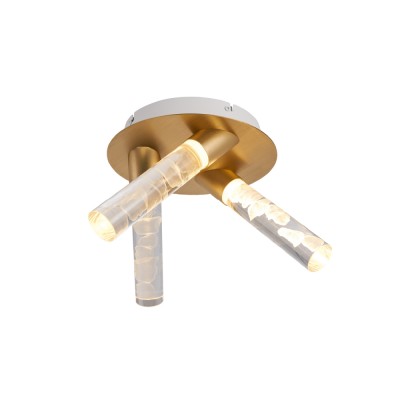 ΦΩΤΙΣΤΙΚΟ ΟΡΟΦΗΣ *3 SAND ΛΕΥΚΟ ΑΛΟΥΜΙΝΙΟΥ LED OASIS COB 22W CCT 1100LM IP20 396X396X225MM
